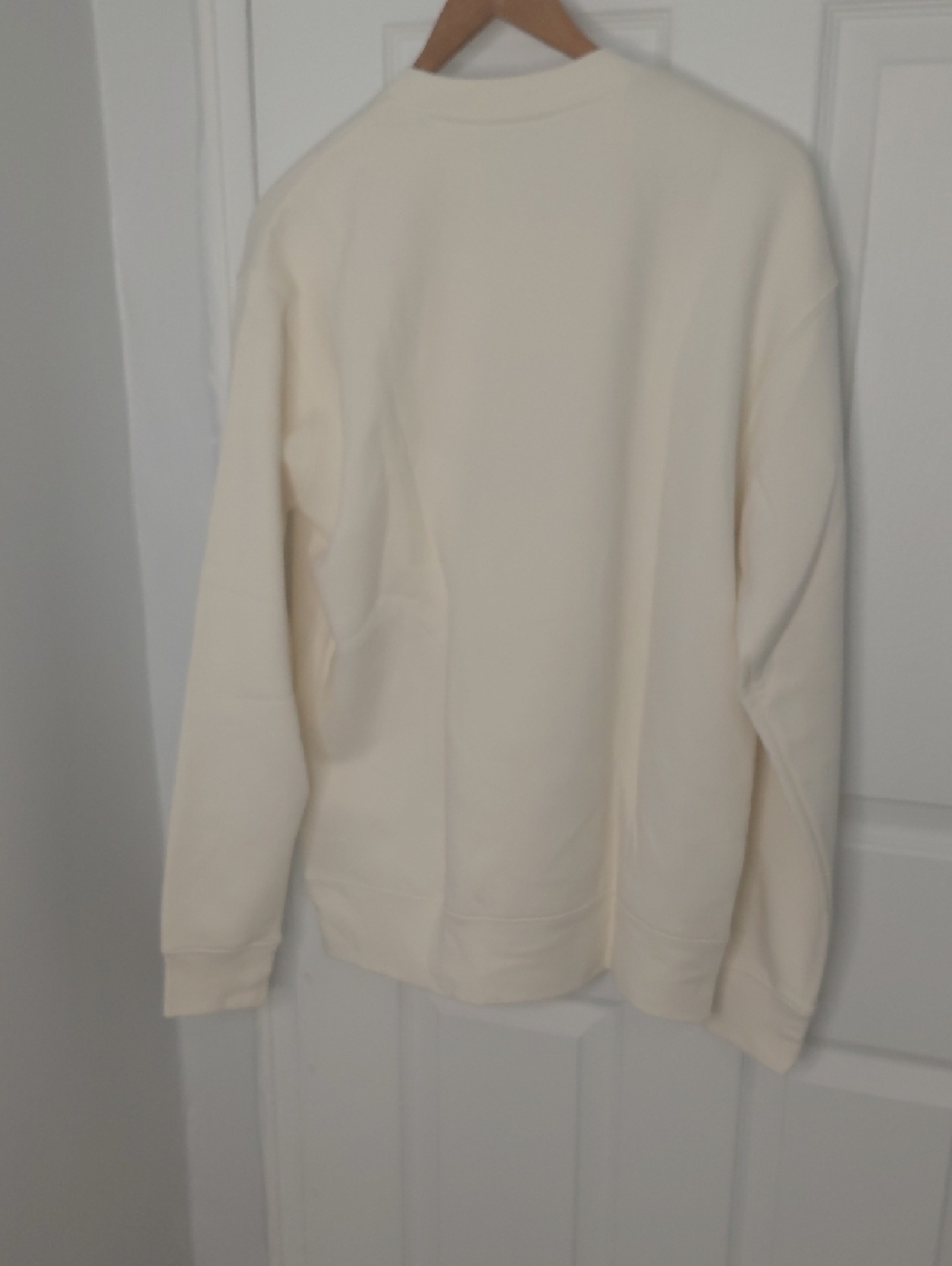 Zara Cream Crewneck Sweater with Embroidered Duck - Picture 7 of 7